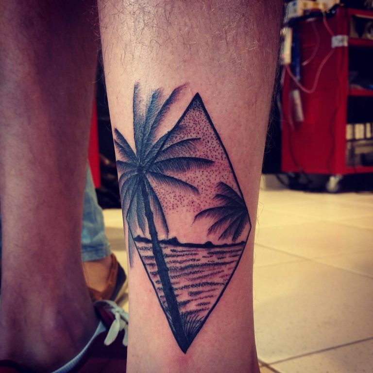 55 Fine Palm Tree Tattoo Ideas - Easy and Super Cute Totems