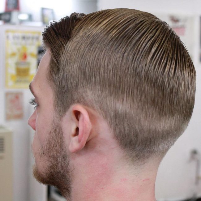 slicked-hairstyle-with-fade