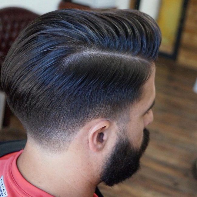 Tapered Comb Over 
