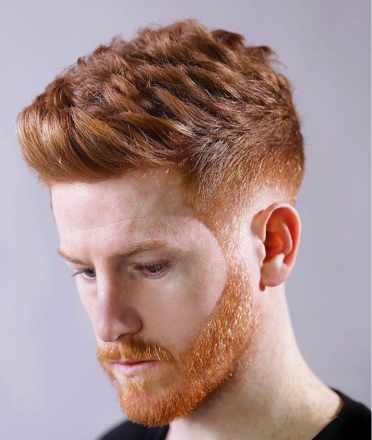 40+ Eye-Catching Red Hair Men's Hairstyles (Ginger Hairstyles) | Red hair  men, Red hair fade, Ginger hair men