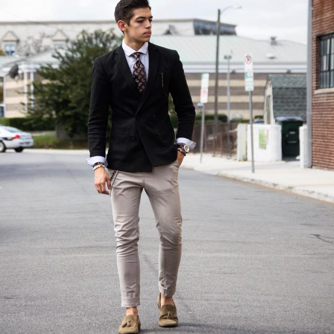 simple semi formal attire for men