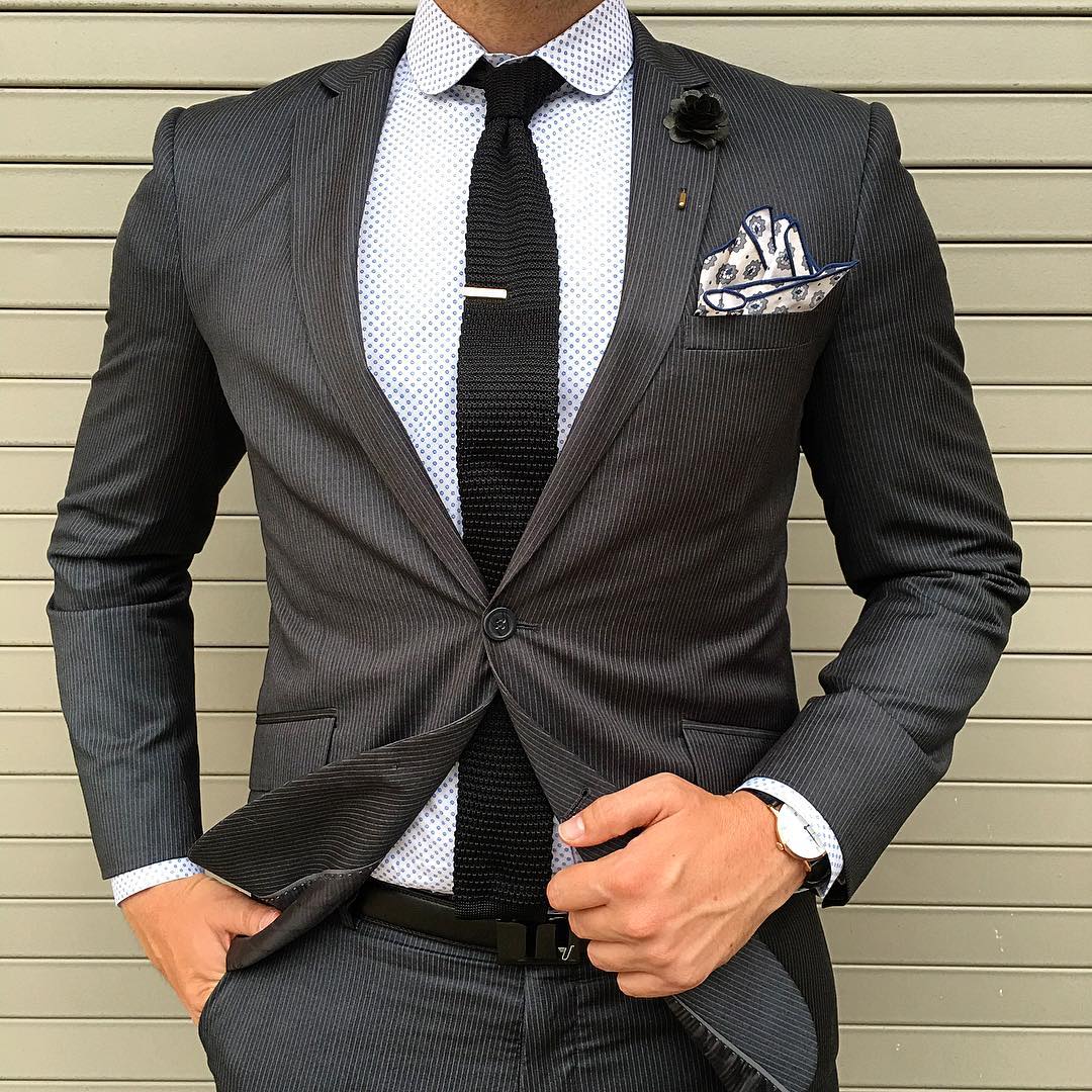 12-pin-striped-black-blazer - StyleMann