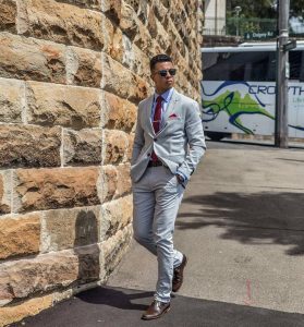 13-red-tie-on-two-button-gray-suit