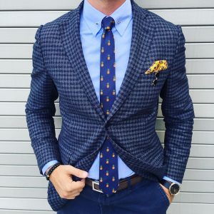 7-blue-checkered-blazer-with-a-yellow-pocket-square