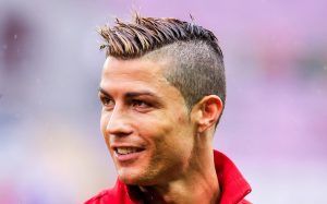 Ronaldo's Side-Swept Spikes