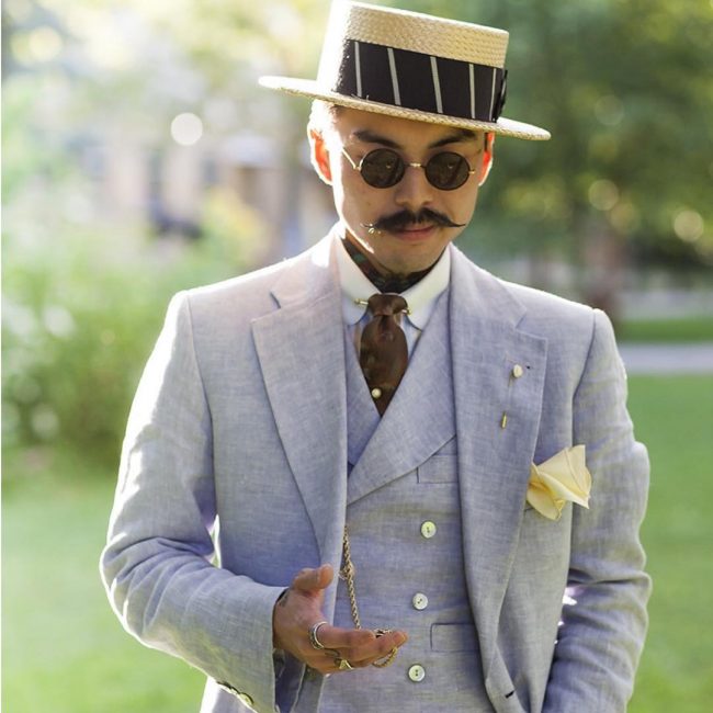 1-boater-with-vintage-suit