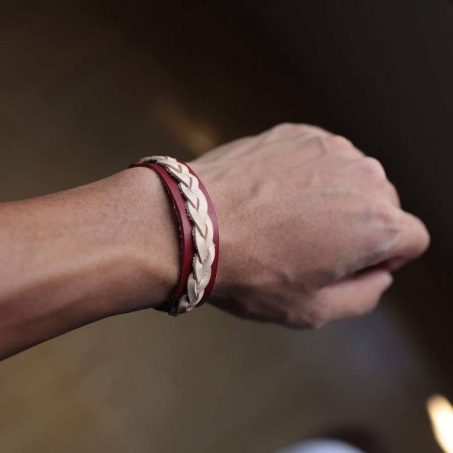 15-the-cream-and-maroon-braided-bracelet