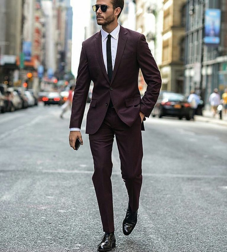 36-suave-maroon-slim-fitted-suit - StyleMann