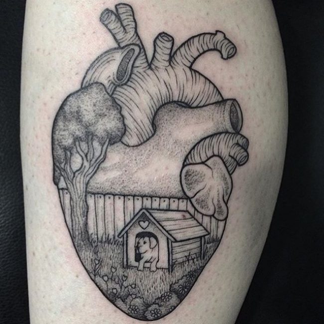 Anatomical Heart Tattoo Meaning Design  Ideas