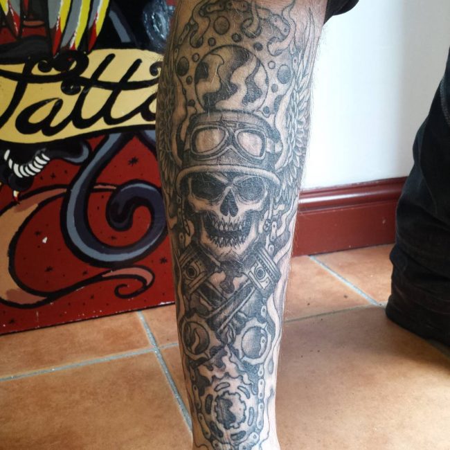 80 Traditional Biker Tattoo Designs - For All the Rebels Out There