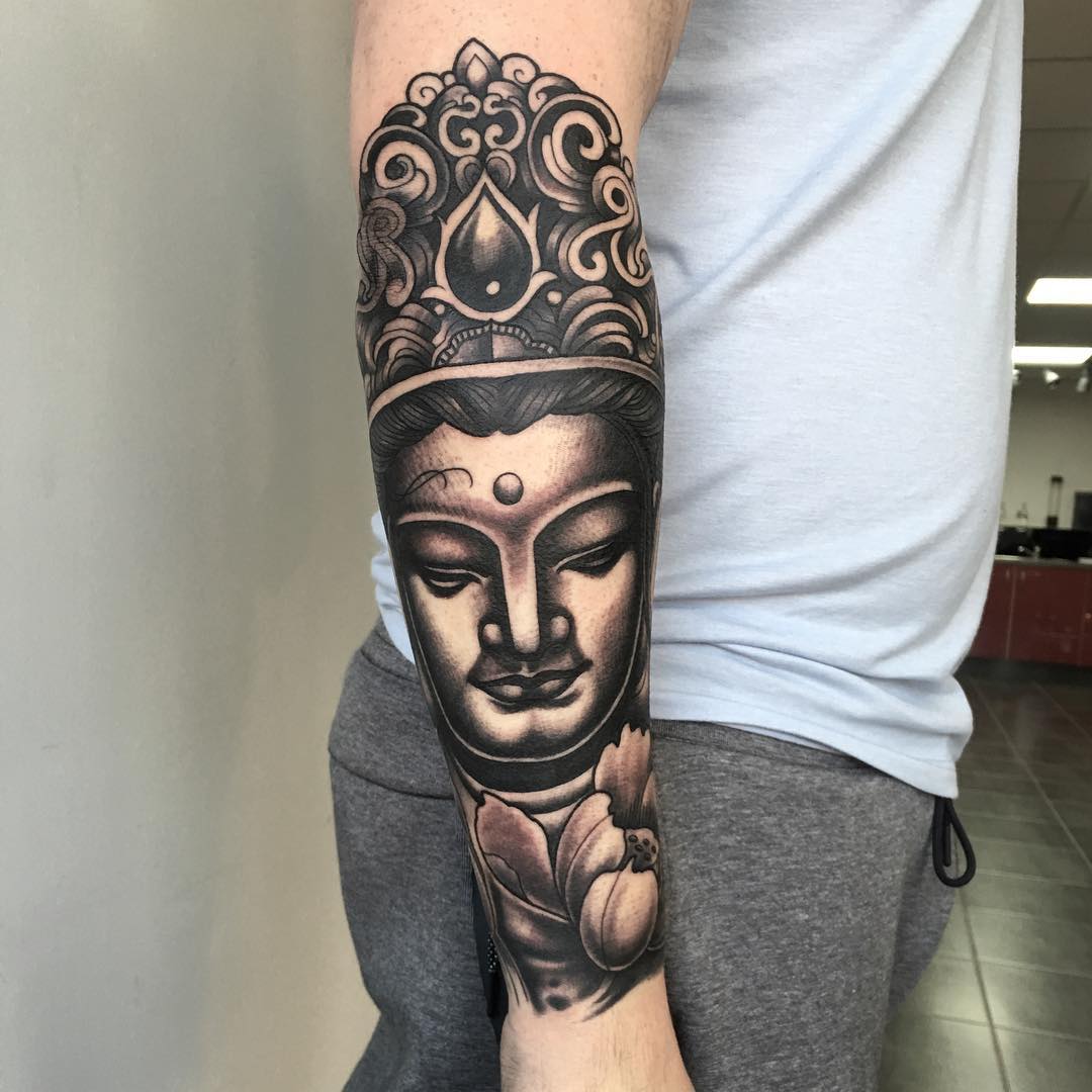 Buddha Tattoo with Lotus #buddha... - Black Shade Tattoos | Facebook