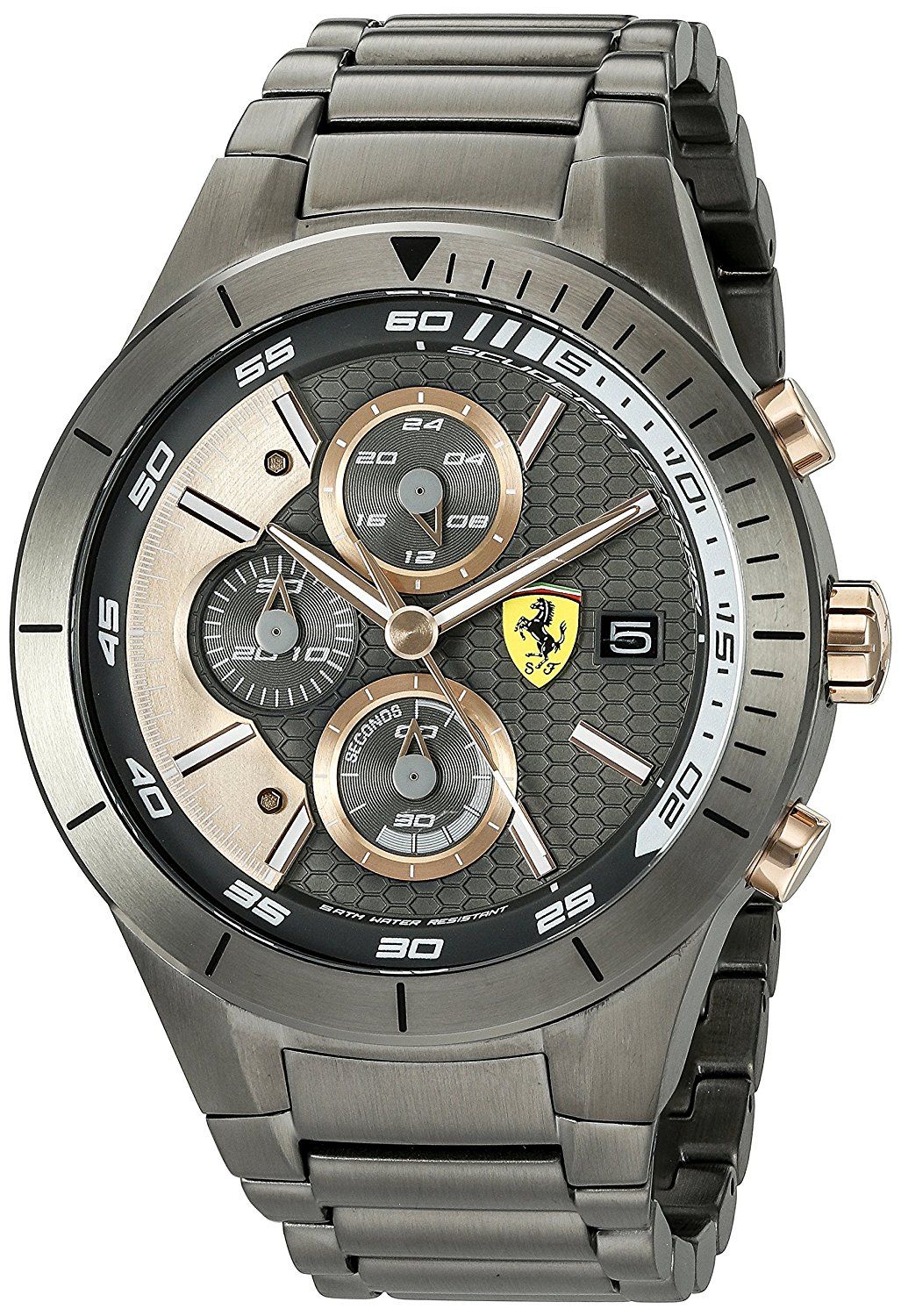 Ferrari Men's Quartz Resin Casual Watch, Color:Black (Model: 0830304)