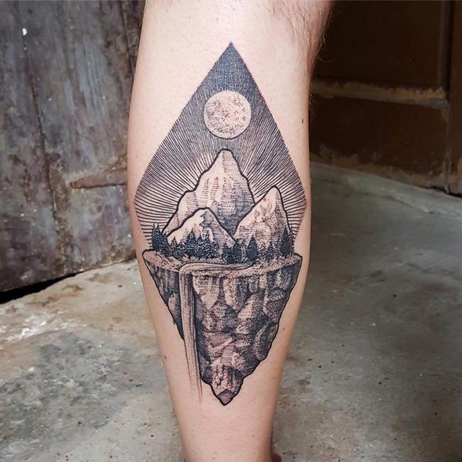 70 Impressive Mountain Tattoo Designs - Keeping In Touch with Nature