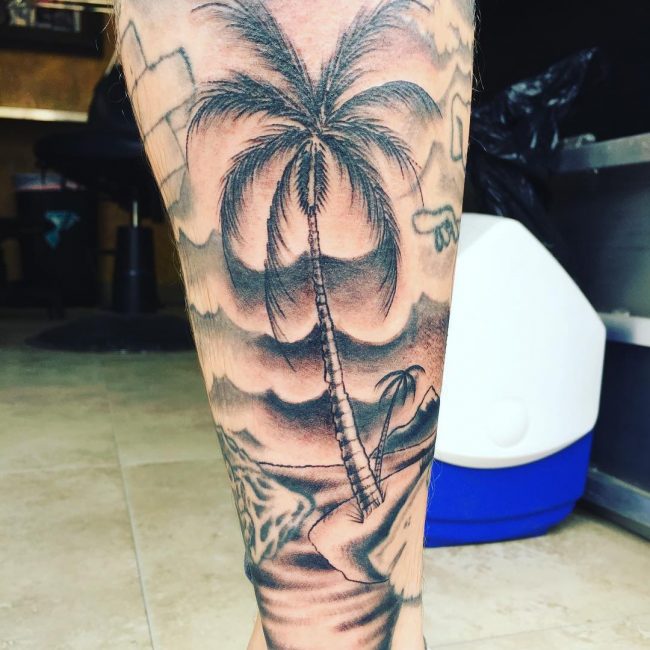 55 Fine Palm Tree Tattoo Ideas - Easy and Super Cute Totems