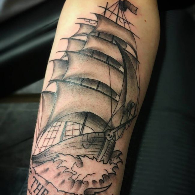 pirate-ship-tattoo-19