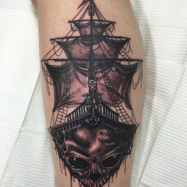 pirate-ship-tattoo-37