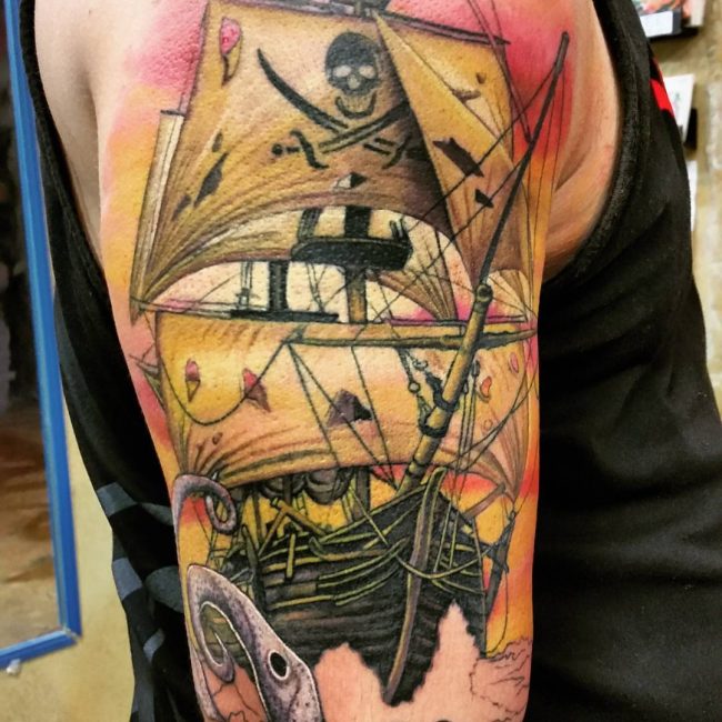 pirate-ship-tattoo-44
