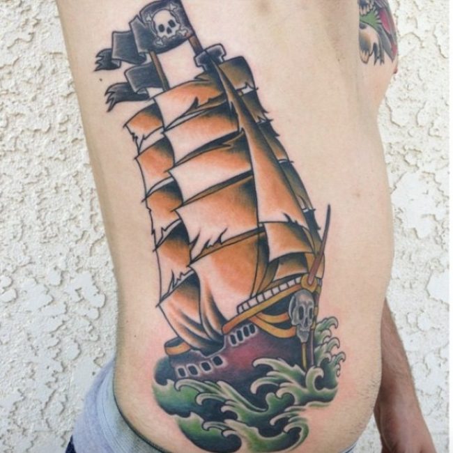pirate-ship-tattoo-8