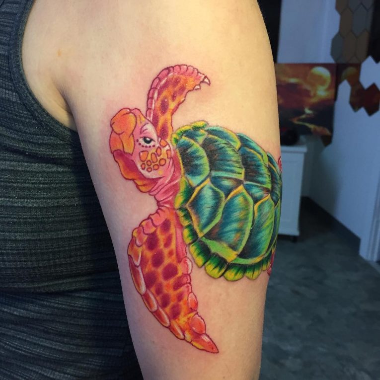 50 Delightful Turtle Tattoo Ideas - The Way to Express Wisgom and Loyalty
