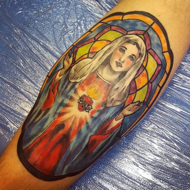 55 Lovely Virgin Mary Tattoo Ideas The Classy and