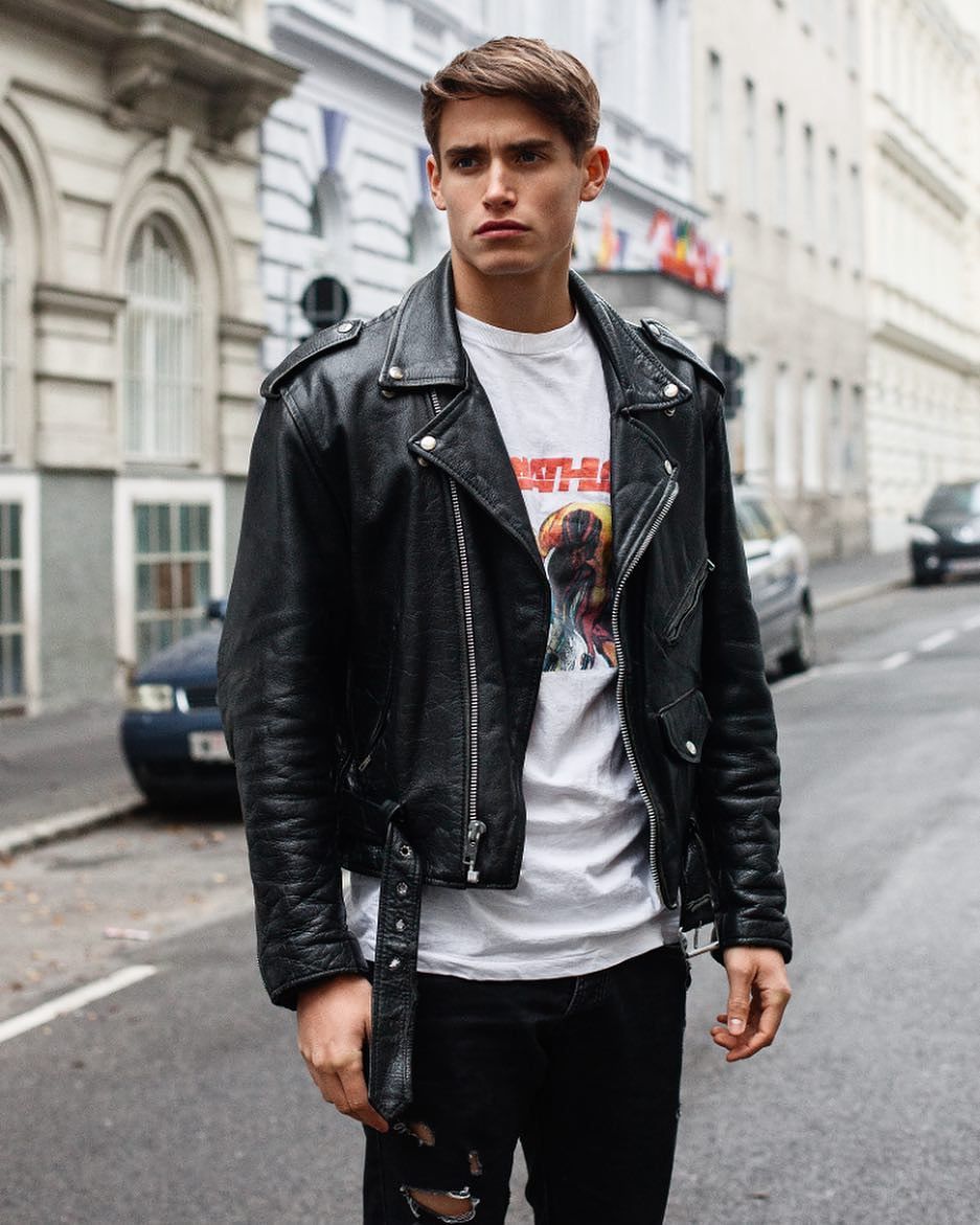 11 Classic Leather Jacket - StyleMann