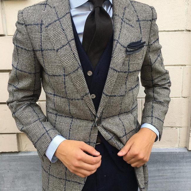 Grey Blazer with Black Dress Pants Outfits For Men 150 ideas  outfits   Lookastic