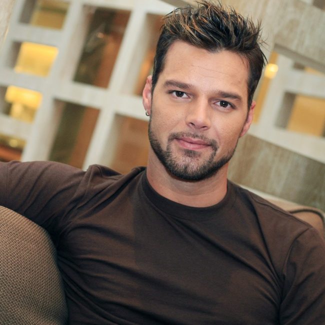 Ricky Martin Cool Hairstyle  फट शयर