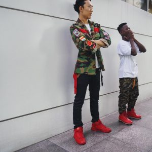 18 Red Timberland Sneakers