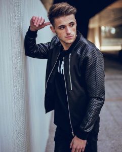 20 Perforated Leather Jacket