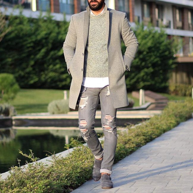 29 Grey and White Street Style