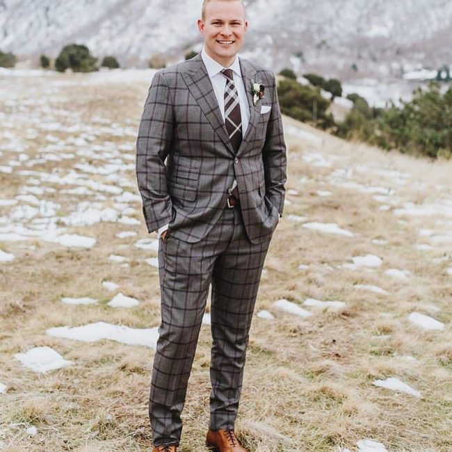 35 Nicely Patterned Wedding Suit