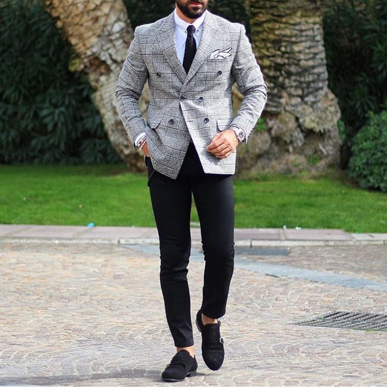 25 Ideas for Grey Jacket and Black Pants - Easy and Trendy