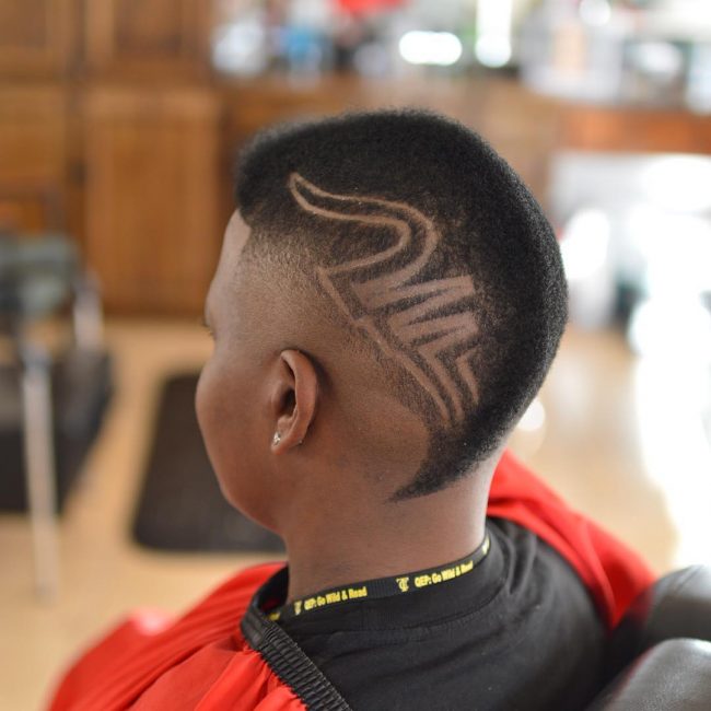 40 High and Tight Hawk with Shaved Patterns