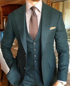 5 Slim Fit Evergreen 3-Piece Suit