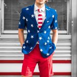 8 Stars and Stripes Shorts Suit