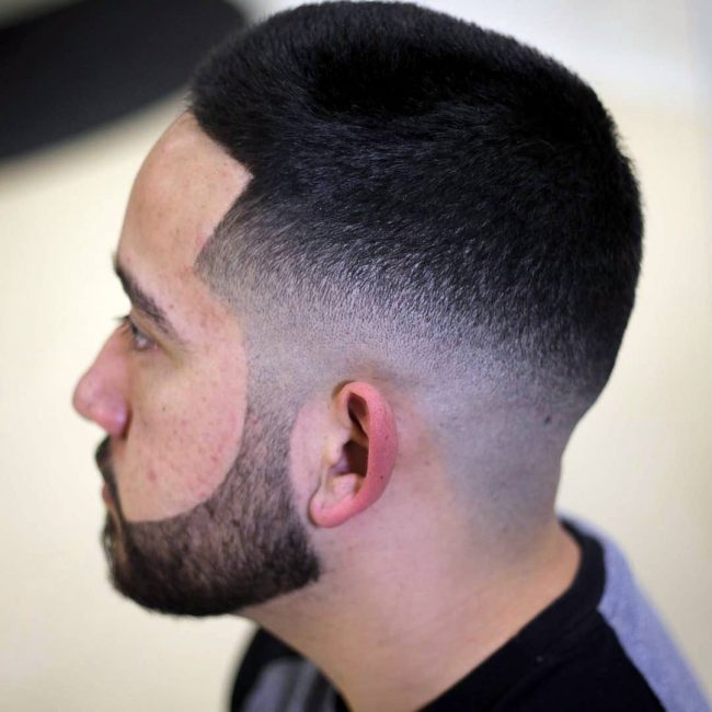 8 Tapered Buzz with Mid Fade