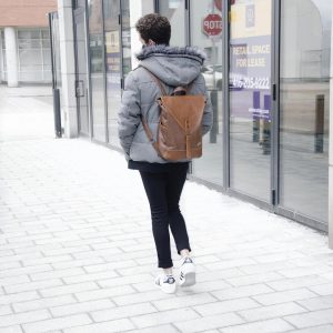 Leather Backpack 32