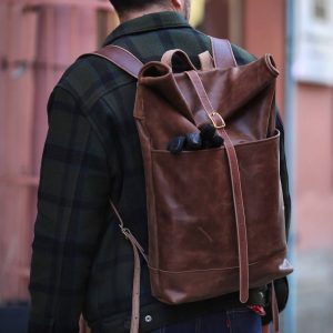 Leather Backpack 33