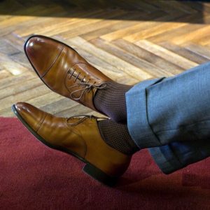 1 Chestnut Socks with Brown Shoes