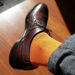 10 Bold Orange Socks