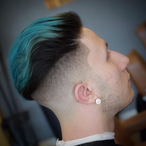 10 Neon Hair with Disconnected Undercut