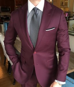 10 Suit and a Patterned Neck Tie