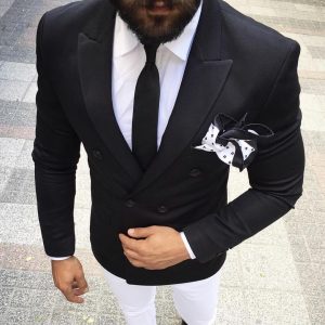 11 Impeccable Black and White Suit