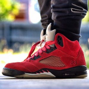 13 Red Suede 4s