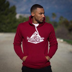 14 The Maroon Hoodie with Contrasting Drawstrings