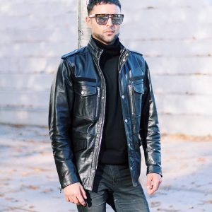 15 Diesel’s Shiny Leather Jacket