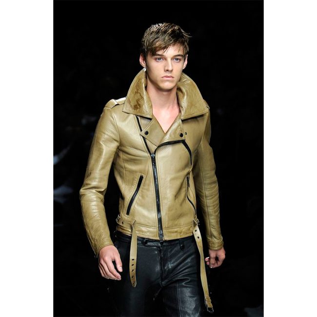 16 Lime Great Leather Coat for Winter