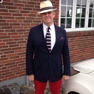 19 Unstructured Suit and Hat Combination