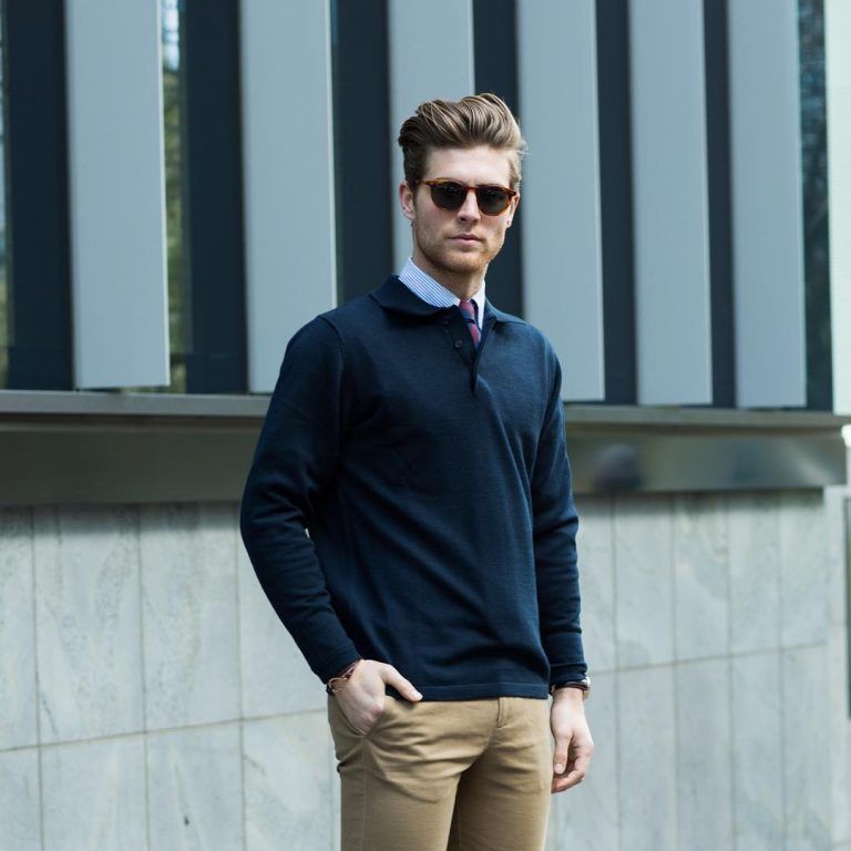 25 Stylish Ways to Style Polo Sweater - Dress to Impress