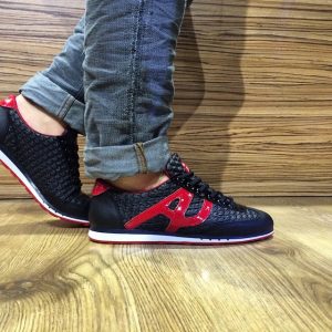 22 Black & Red Sneakers